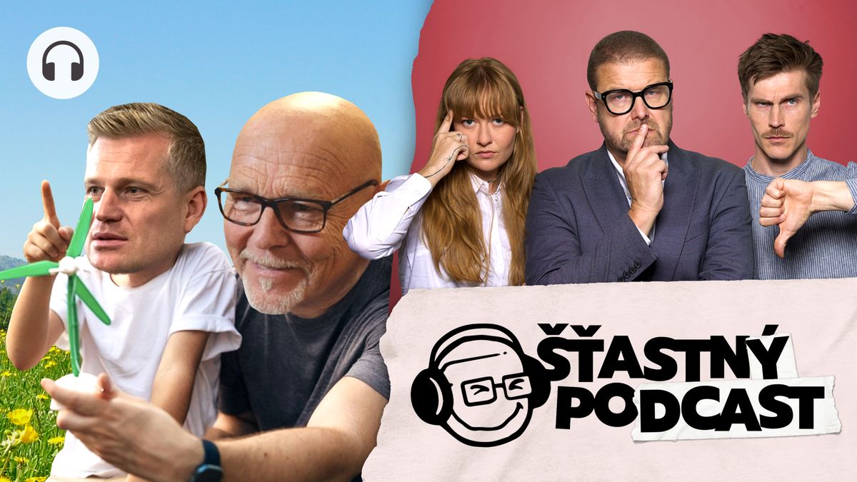Šťastný podcast: Akcelerační zóna Česko. Zakáže prezident Vašut větrníky?